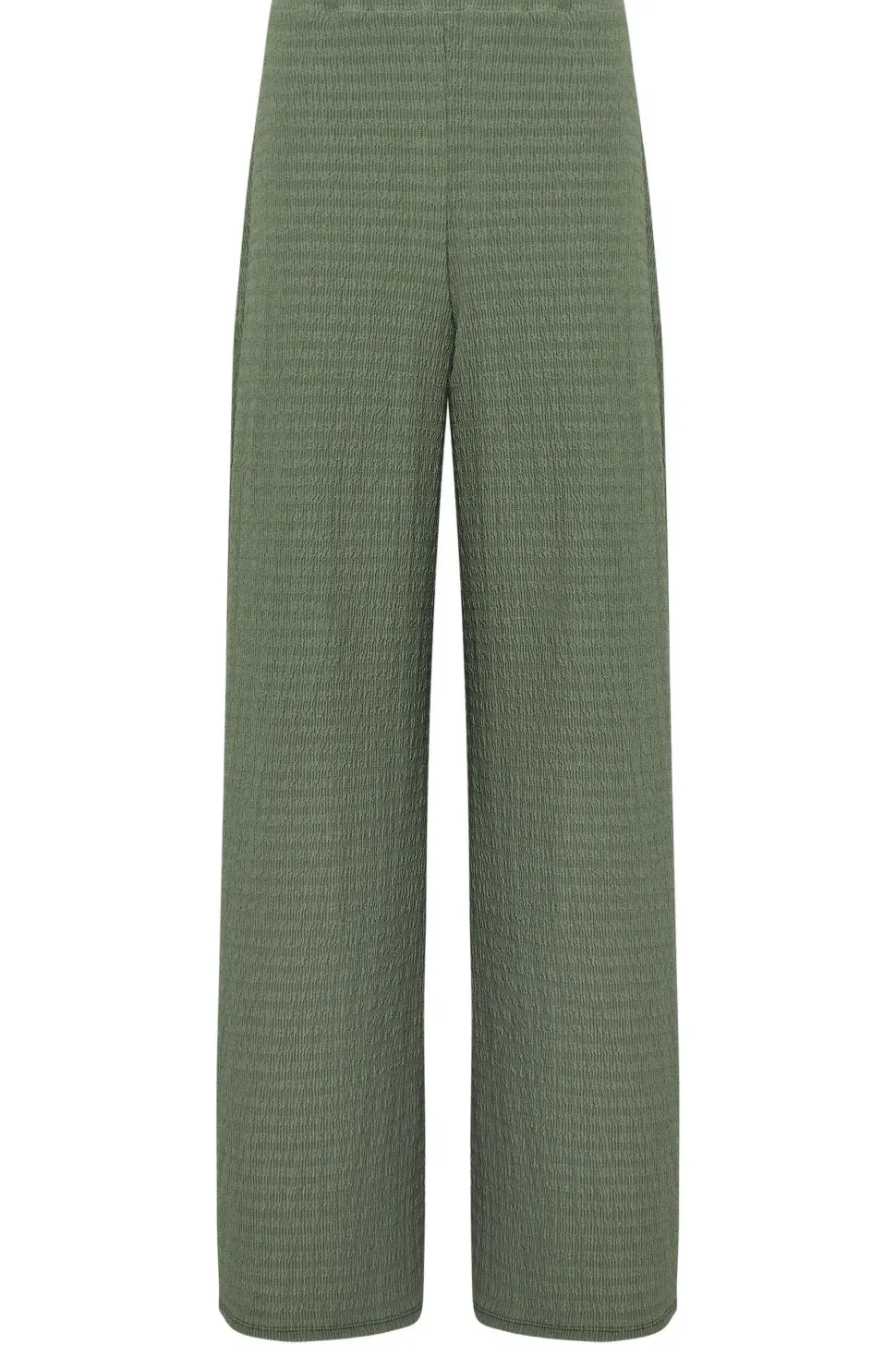 Tall Wide Leg Textured Trousers