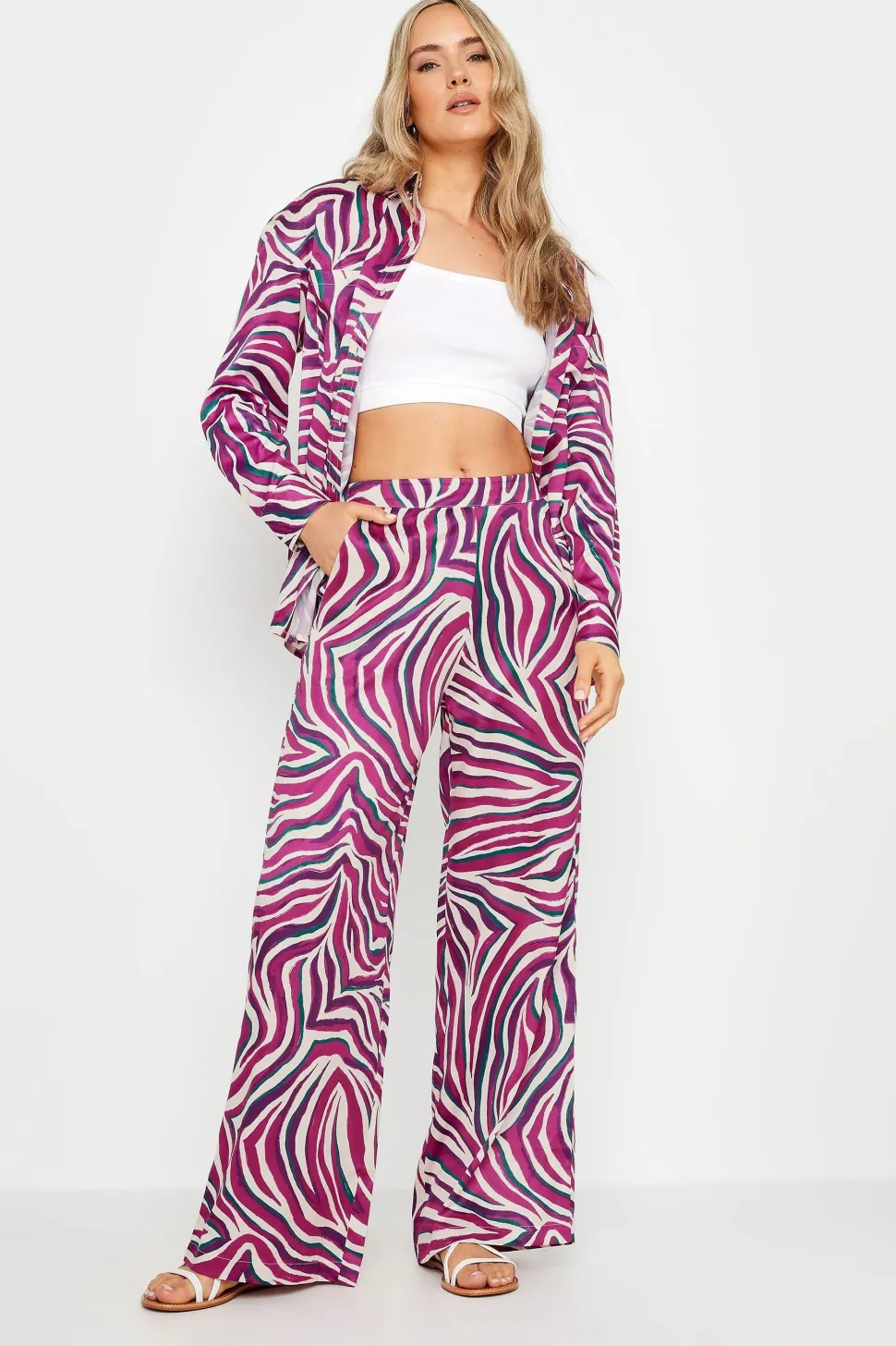 Tall Wide Leg Trousers