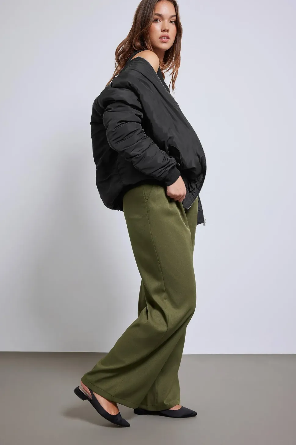 Tall Wide Leg Trousers