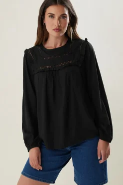 Tall Woven Frill Blouse
