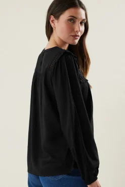 Tall Woven Frill Blouse
