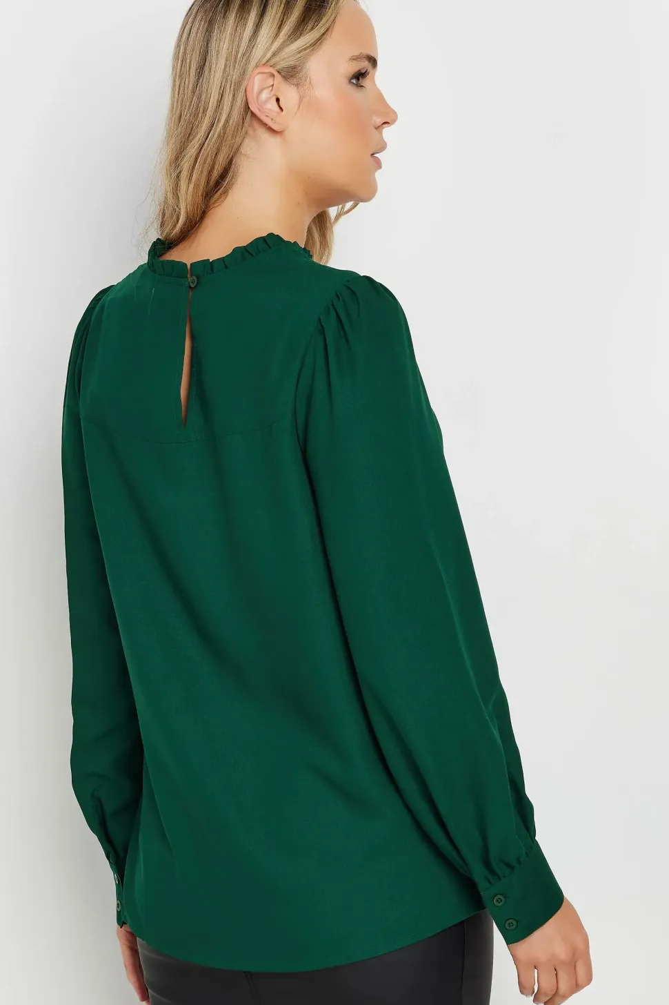 Tall Woven Pleated Blouse