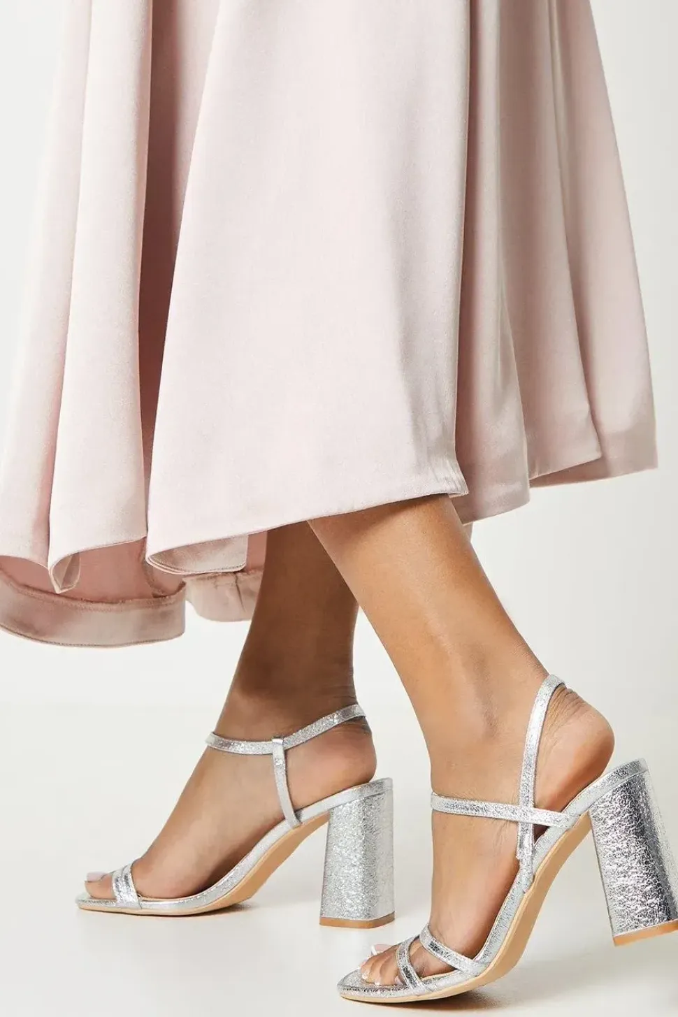 Tamsin Strappy High Block Heeled Sandals