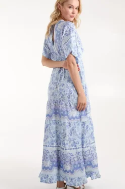 Tassel Detail V Neck Dress