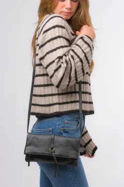 Tassel Front Pocket Crossbody Bag