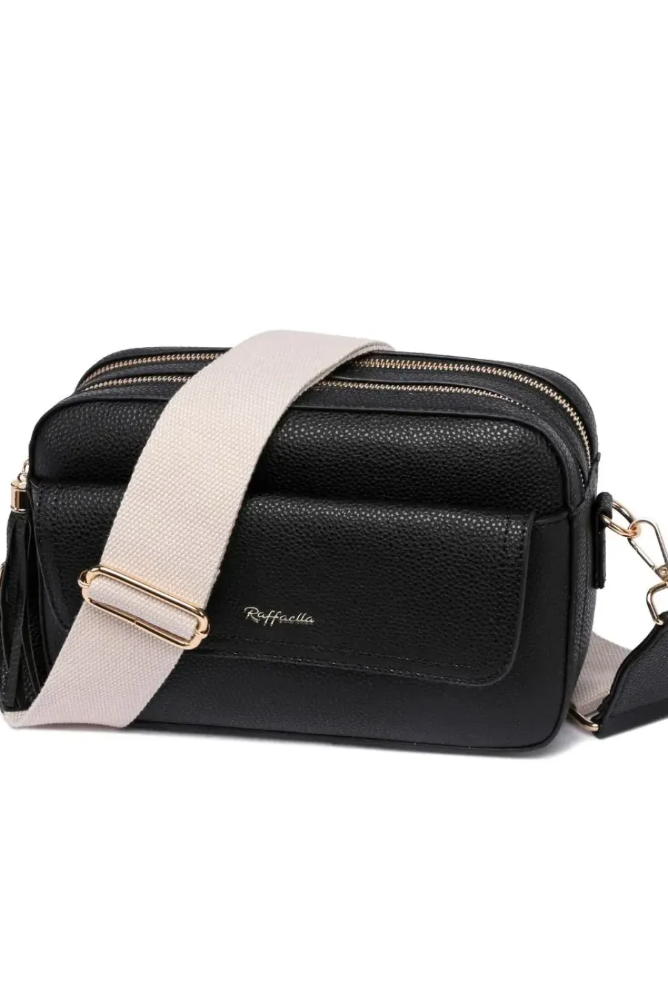 Tassel Front Pocket Crossbody Bag