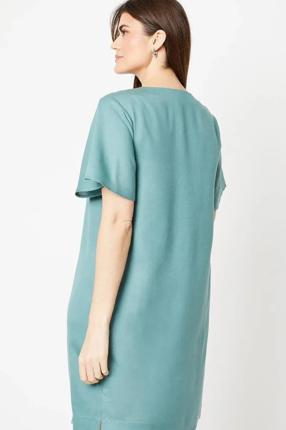 Tencel Overhead Shift Dress