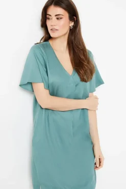 Tencel Overhead Shift Dress