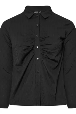 Textured Button Through Shirt