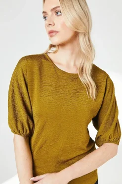 Textured Jersey Top