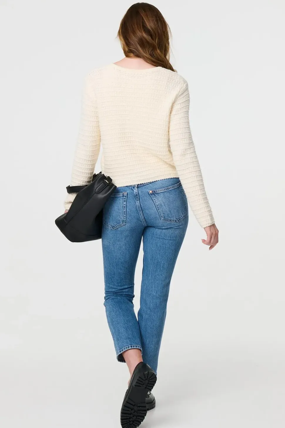 Textured Knit Metallic Button Cardigan