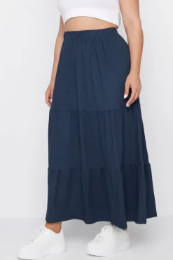 Textured Maxi Skirt