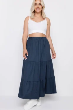 Textured Maxi Skirt