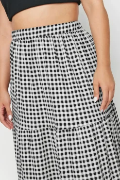 Textured Maxi Skirt