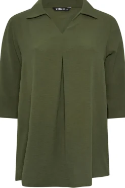Textured Pleat Front Shirt