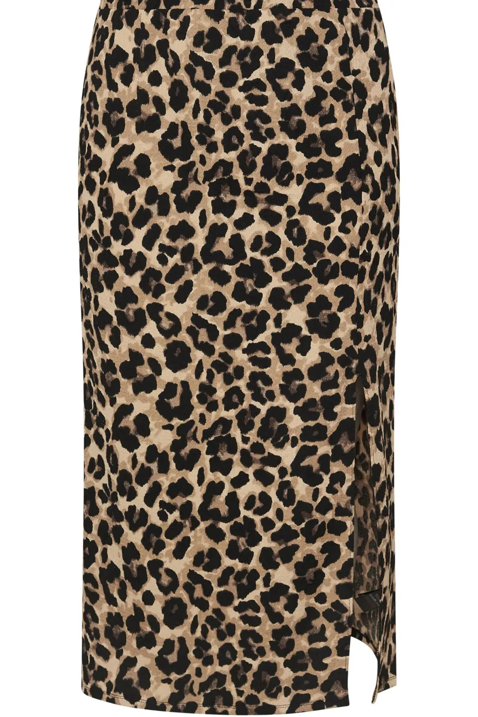 Textured Printed Maxi Skirt