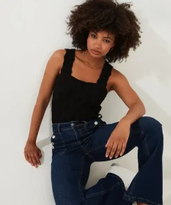 Textured Slim Fit Vest Top