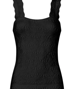 Textured Slim Fit Vest Top