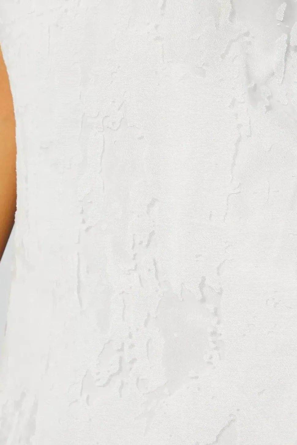Textured Square Scoop Neck A-line Mini Dress
