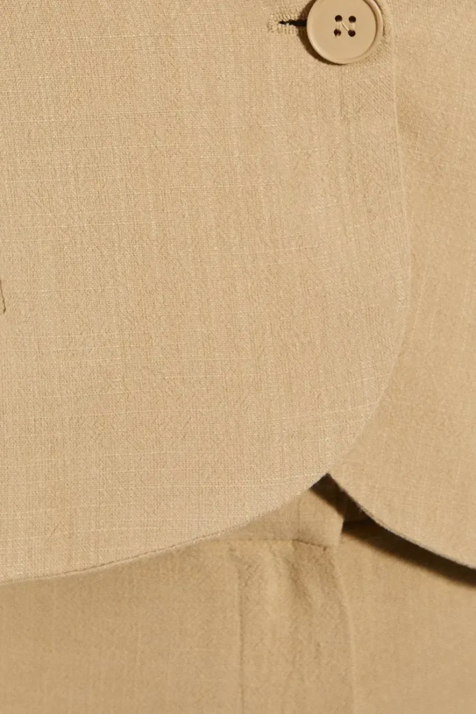 Textured Tailored Curved Hem Long Sleeve Blazer