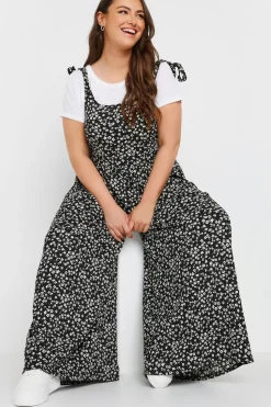 Textured Wide Leg Jumpsuit