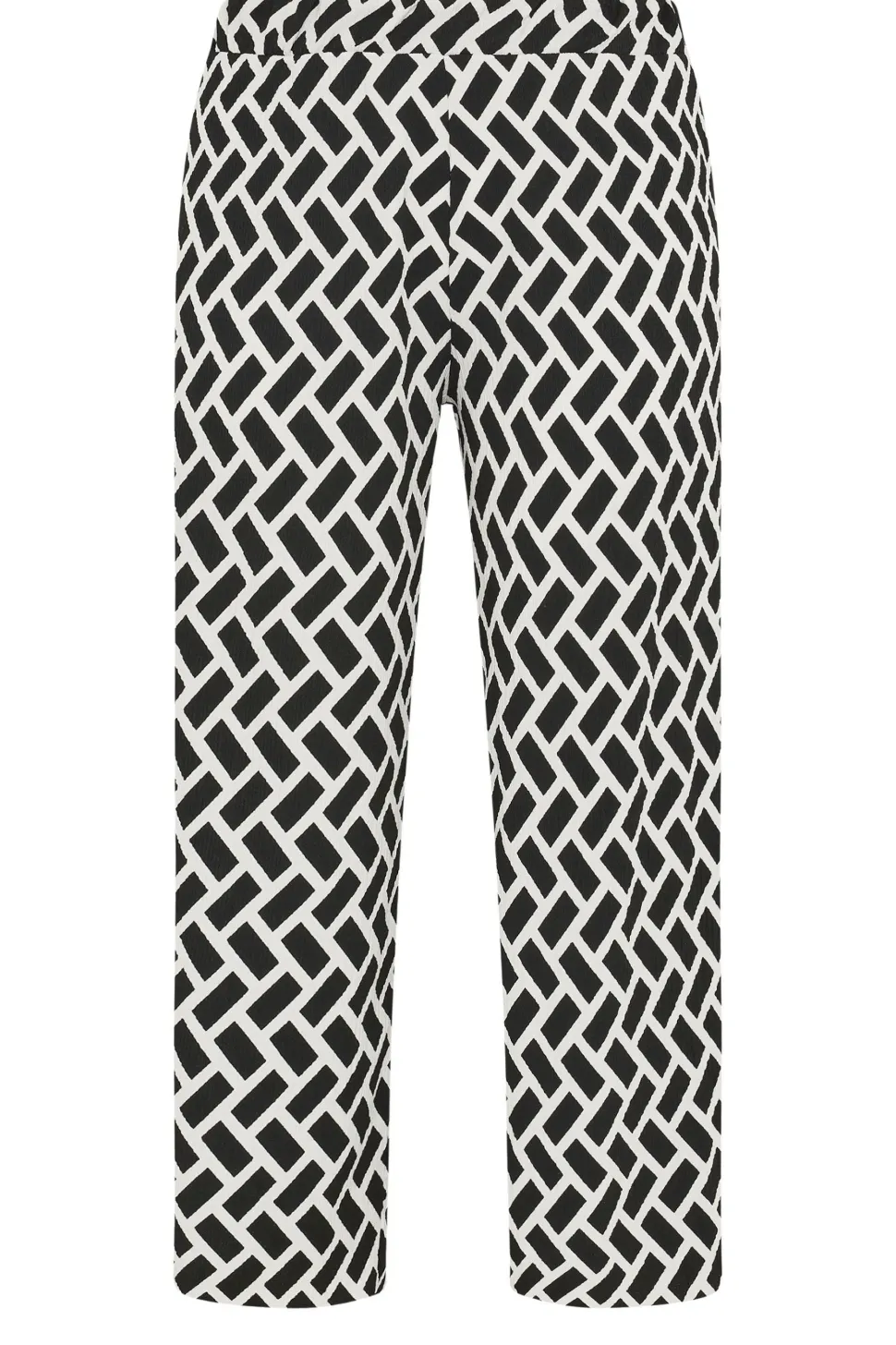 Textured Wide Leg Trousers
