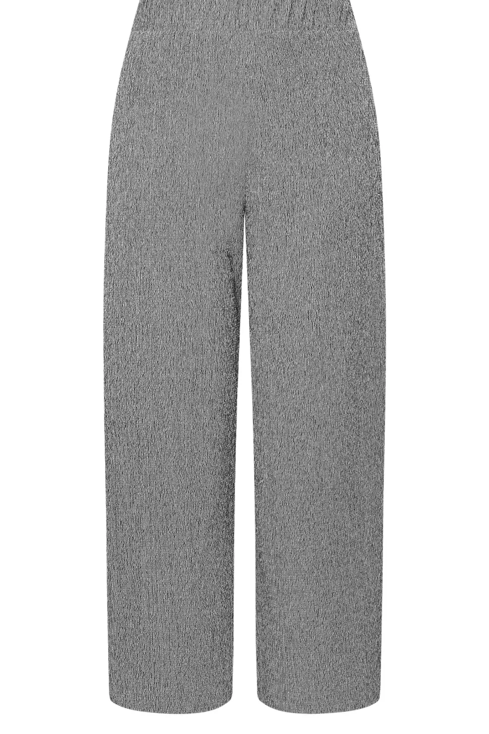 Textured Wide Leg Trousers