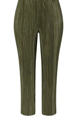 Textured Wide Leg Trousers