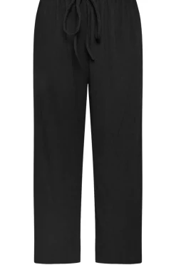 Textured Wide Leg Trousers