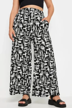 Textured Wide Leg Trousers