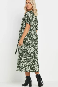 Textured Wrap Dress