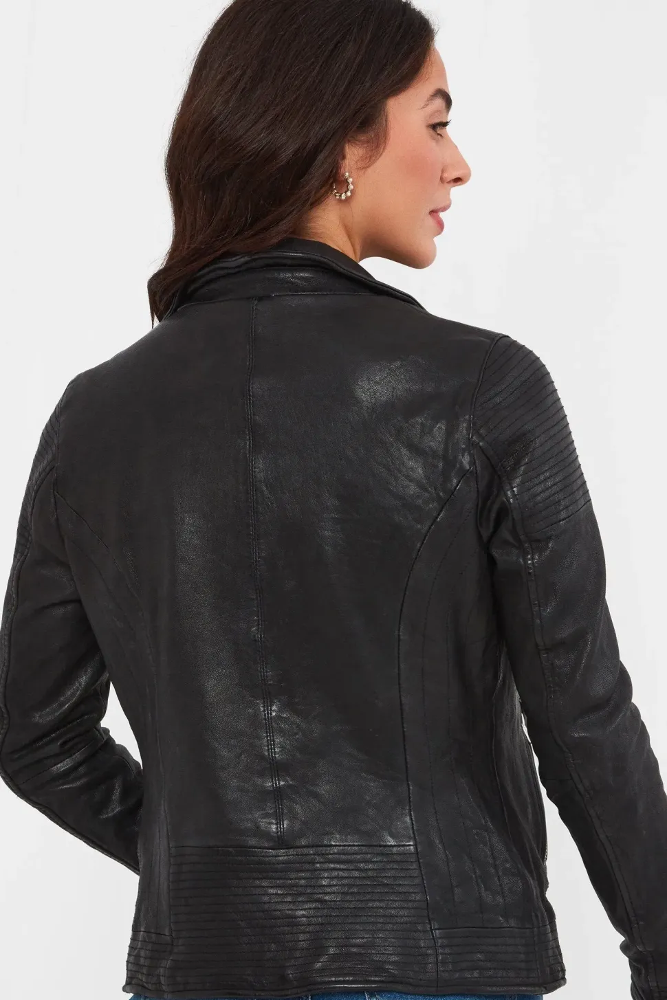 The Forever Black Leather Jacket