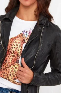 The Forever Black Leather Jacket