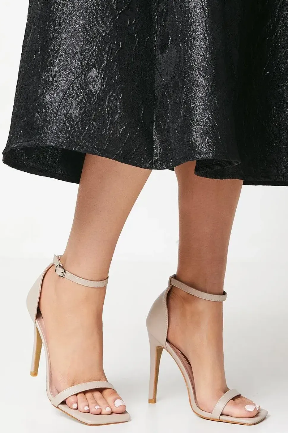 Theonne Barely There High Stiletto Heeled Sandals