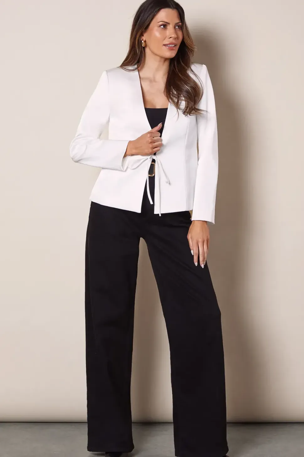 Tie Detail Jacket