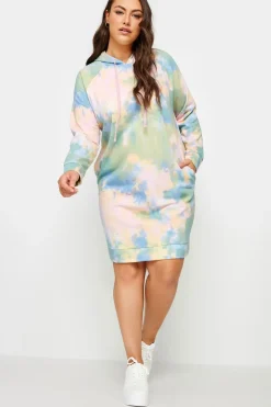 Tie Dye Hoodie Dress