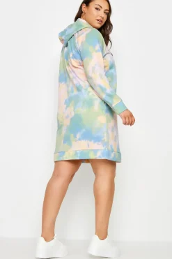 Tie Dye Hoodie Dress