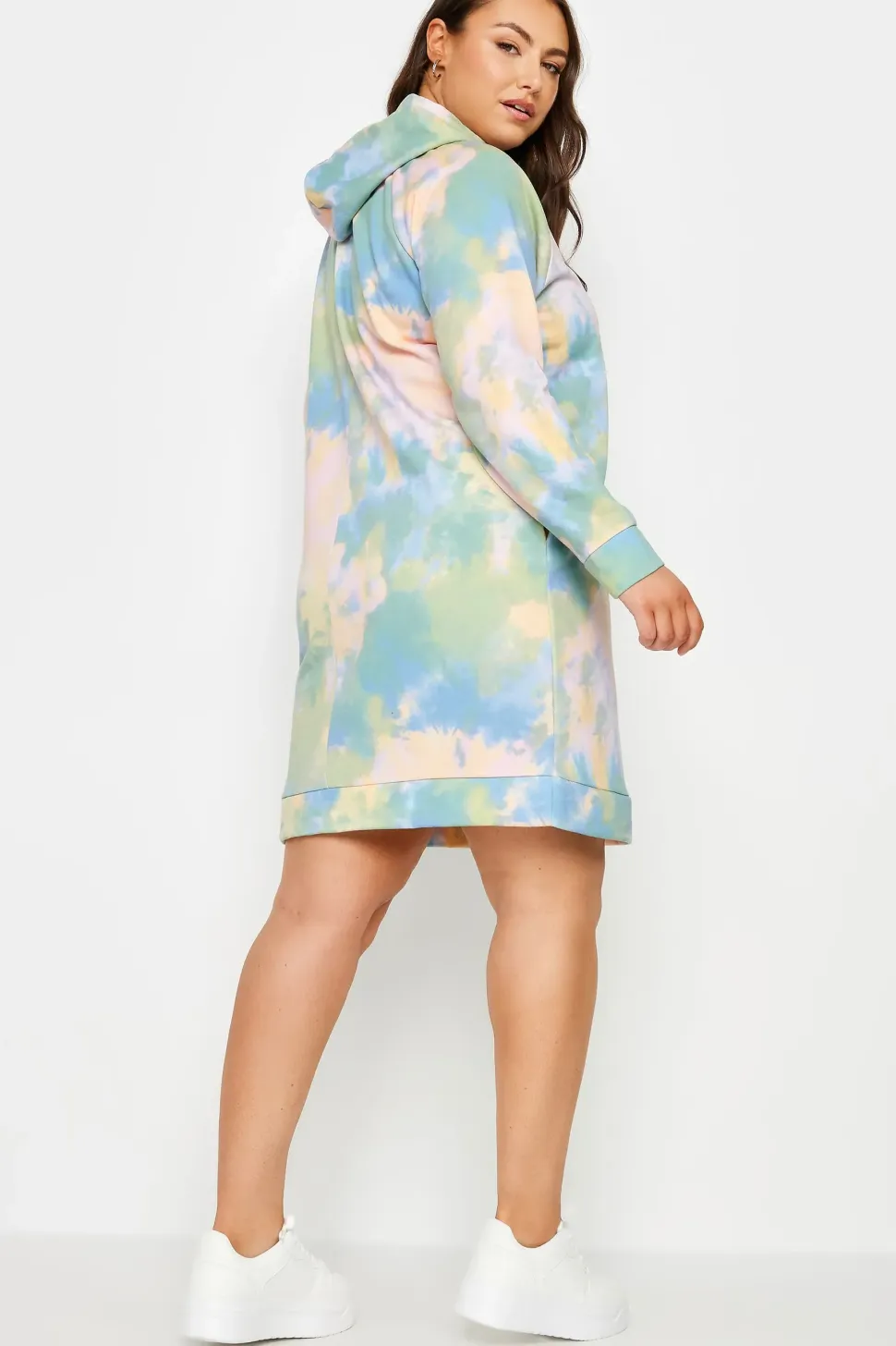 Tie Dye Hoodie Dress