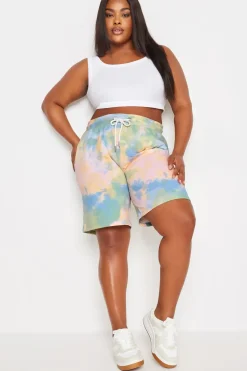 Tie Dye Jogger Shorts
