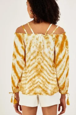 Tie Dye Printed Long Sleeve Top