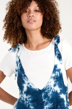 Tie Dye Wide Leg Jumpsuit