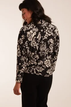 Tie Front Oversized Shirt
