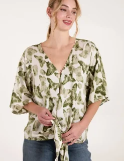 Tie Front Top
