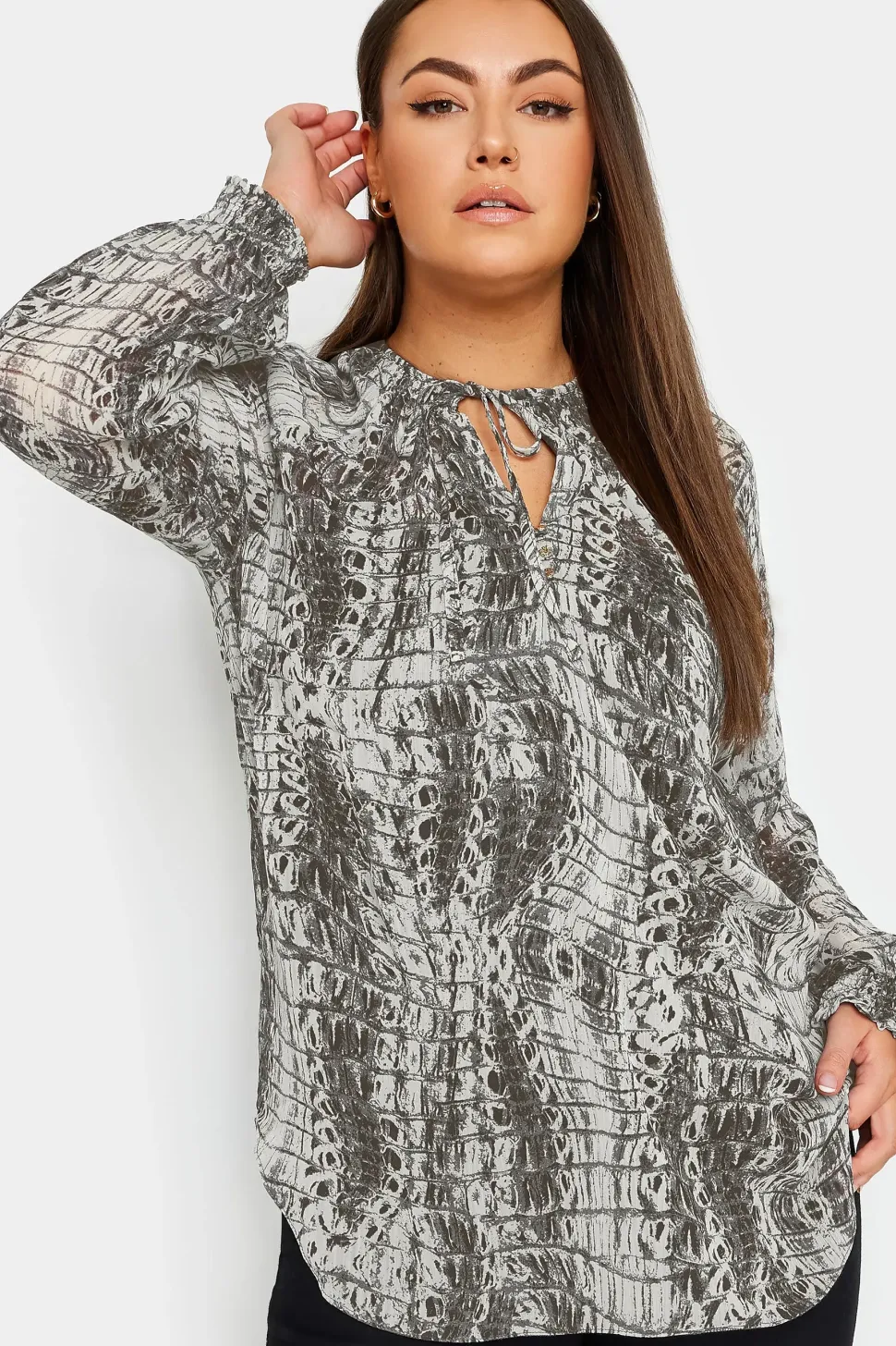 Tie Neck Blouse
