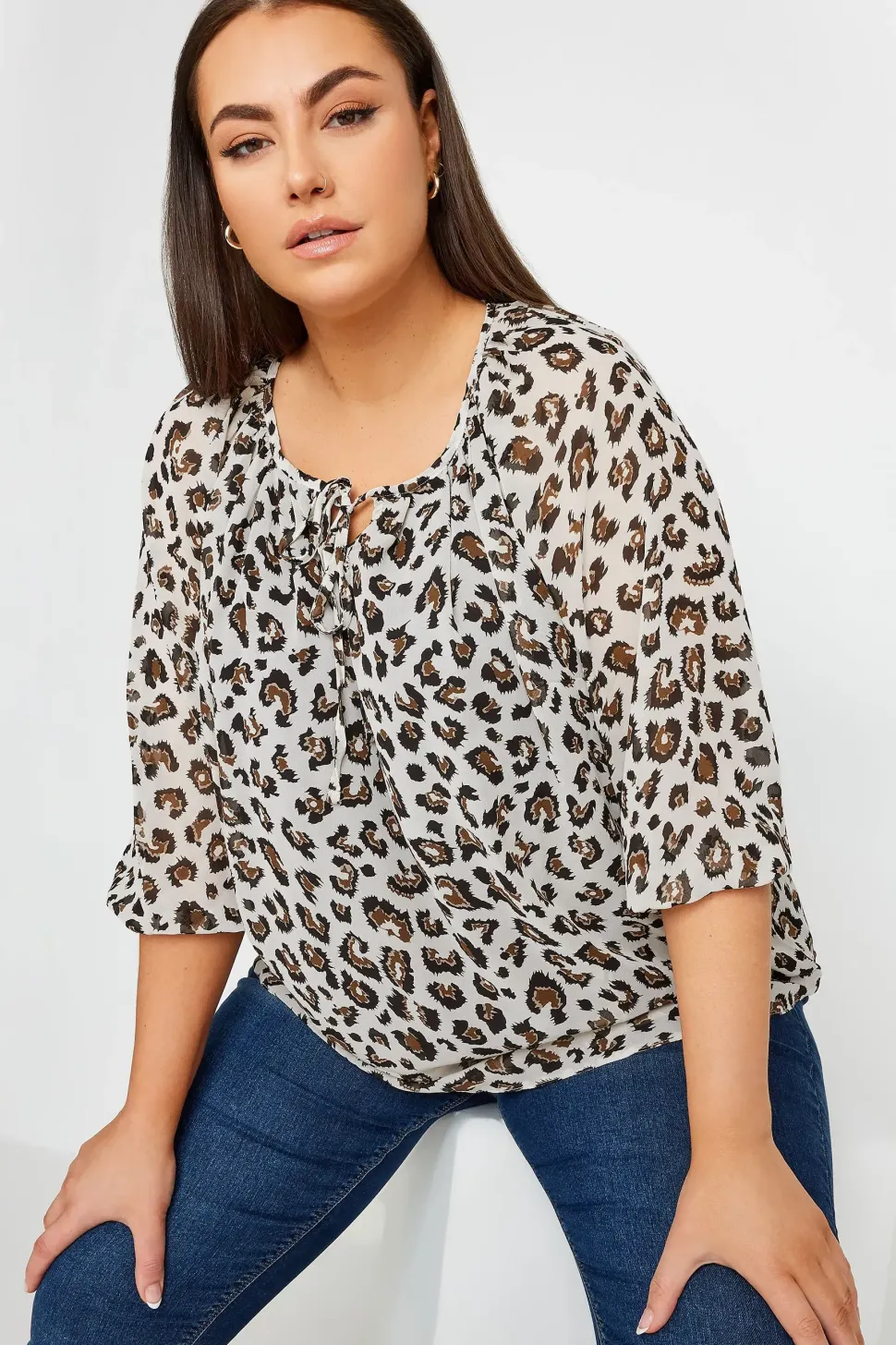 Tie Neck Blouse
