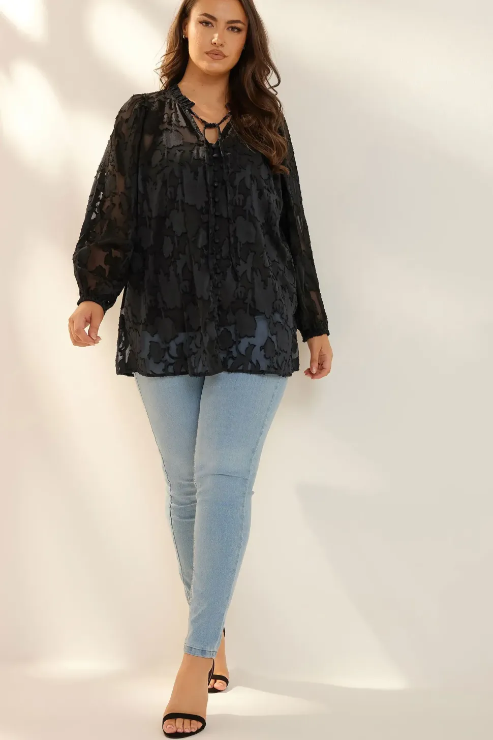 Tie Neck Blouse