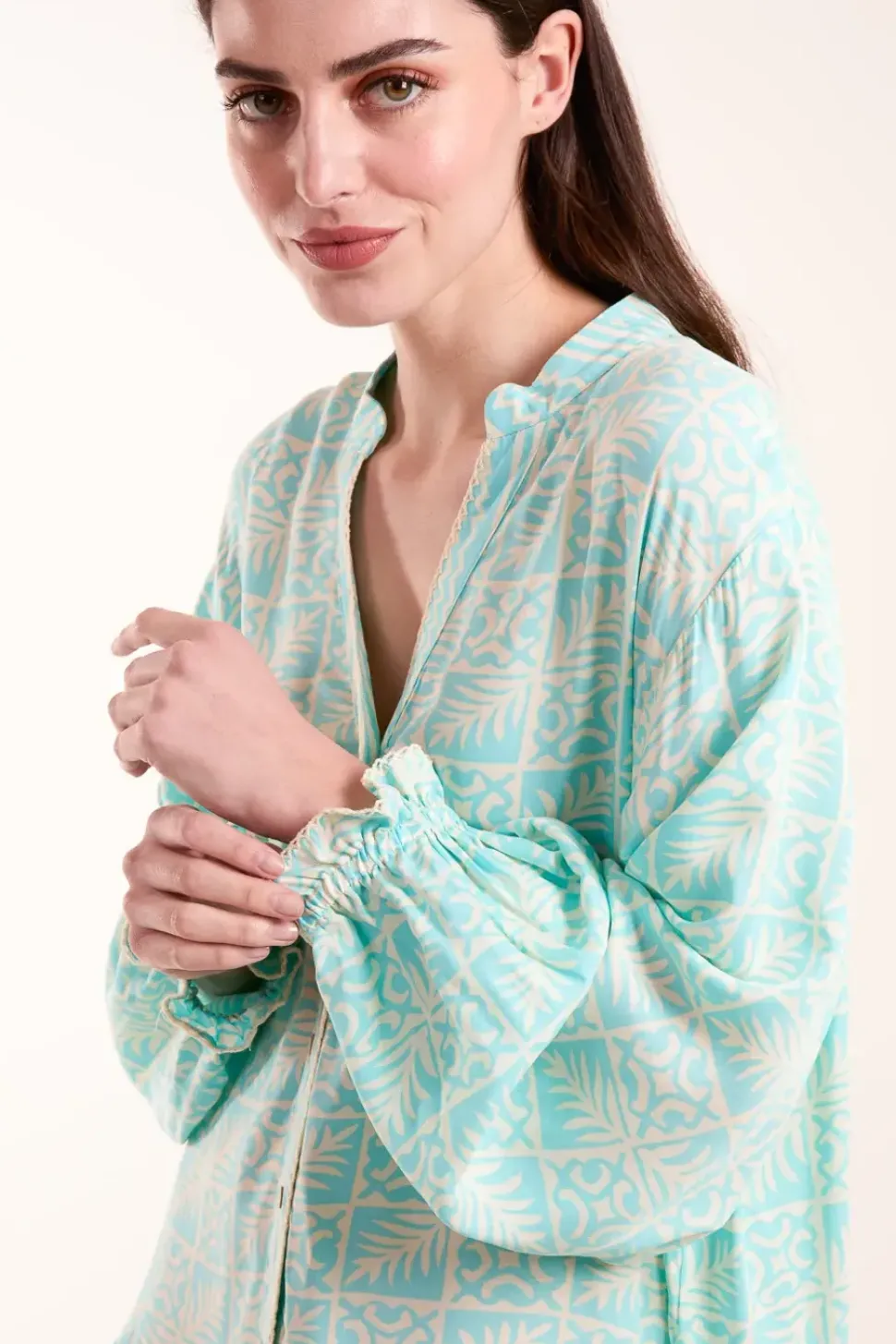 Tiered Button Down Mini Dress With Tier