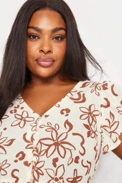 Tiered Linen Blouse