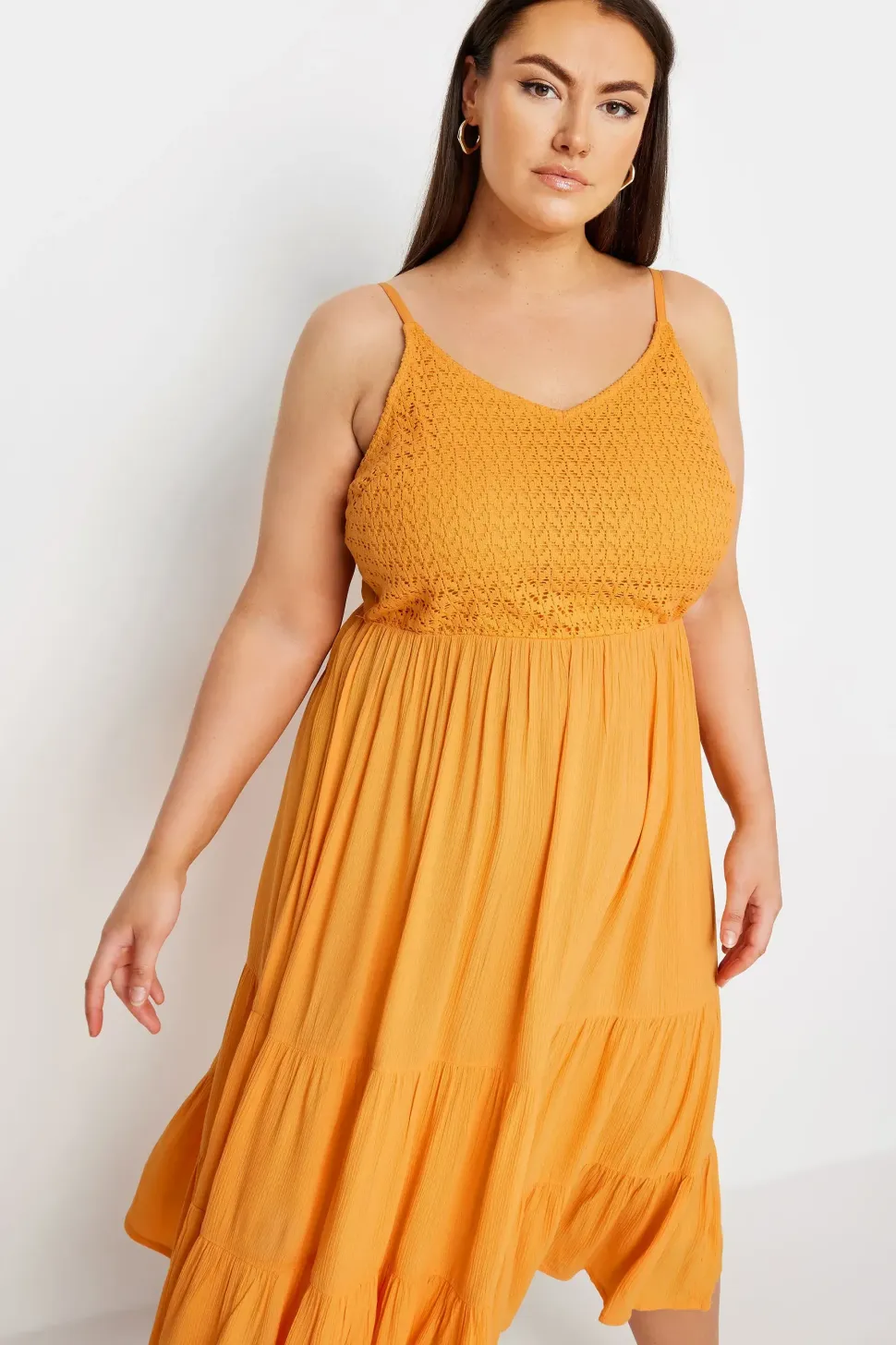 Tiered Midaxi Dress