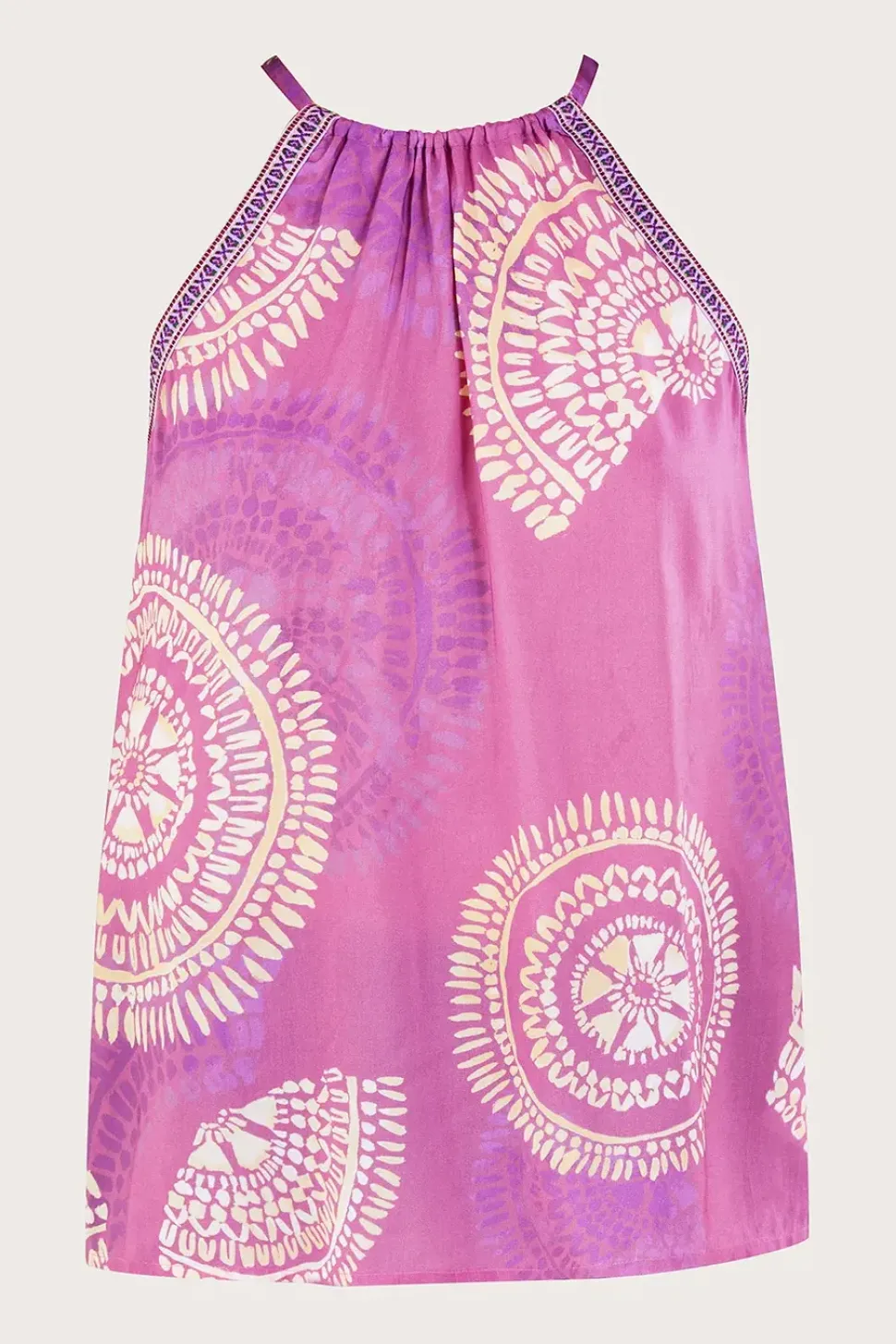 Tie Strap Print Cami Top